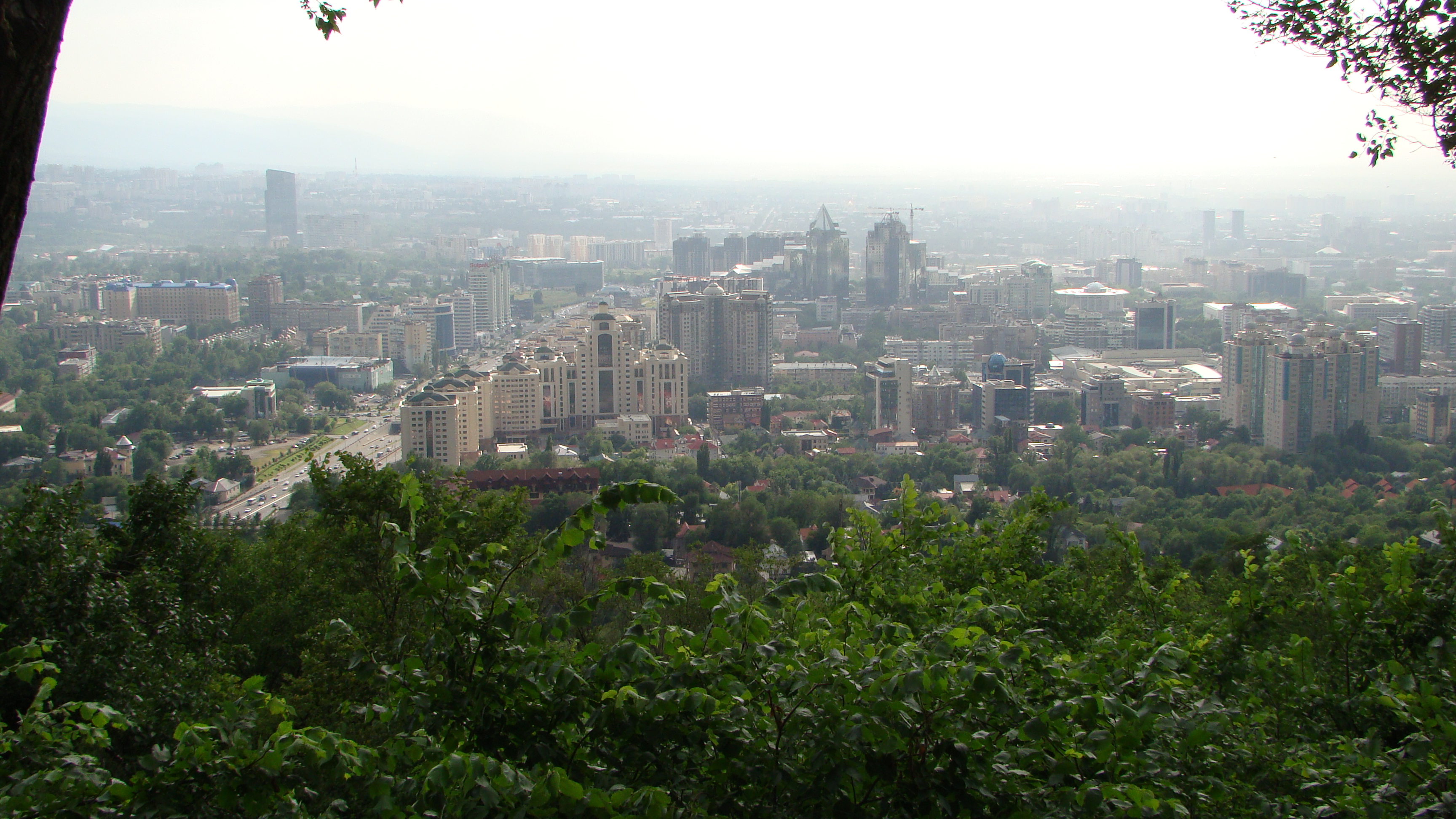 Almaty city viewed from Kok Tobe